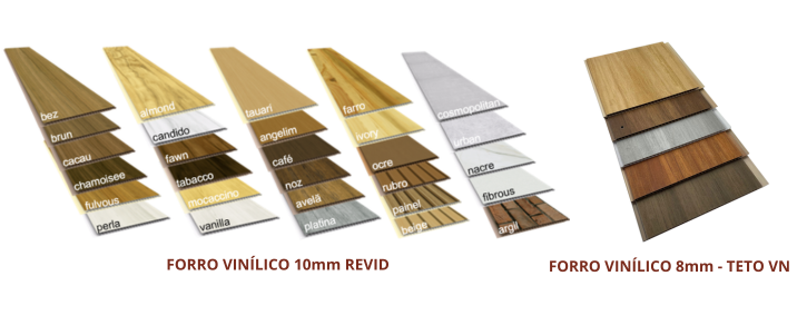 Forro de pvc TETO VINÍLICO E REVESTIMENTO VINÍLICO REVID E  ARAFORROS 