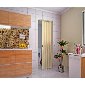 Porta Sanfonada PLasbil TRADICIONAL Areia 2,10x1,10