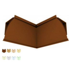 Acabamento Canto Interno Colorido mogno, cerejeira, carvalho e outros 4 cm