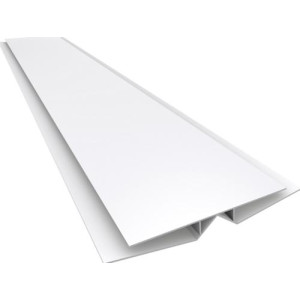 Acabamento PVC Emenda Flexível Branco Barra 3m e 6m