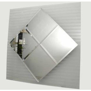 Espelho  Bisotê ou Lapidado Cebrace 5mm Cristal Prata m²