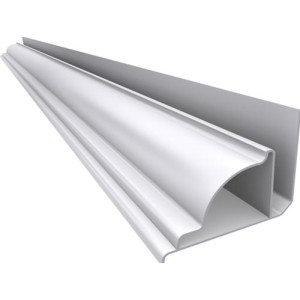 Acabamento PVC Sanca Premium Colonial Branco 6 cm alt x  Barra 6 m