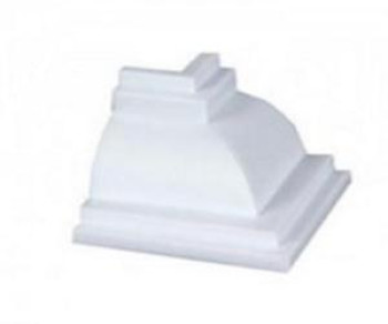 Acabamento Canto Sanca Premium Colonial Externo Branco 6 cm 