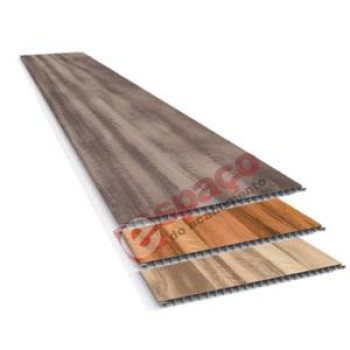 Teto e Revestimento Vinílico REVID Plasbil - Forro PVC - Coleção Madeira ANCONA - ANCONA 10 mm x 25 cm larg  m² 