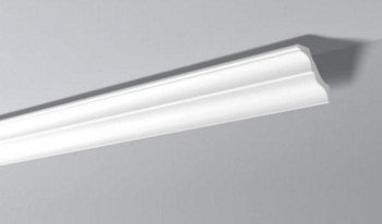 Moldura rodateto poliestireno (isopor) Gart Ref. AT - Alt 10 cm  Metro