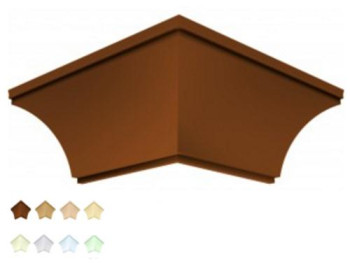 Acabamento Canto Externo Colorido mogno, cerejeira, carvalho e outros 4 cm