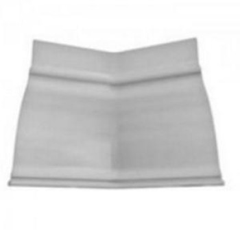 Acabamento Canto Interno 45° Branco 4 cm