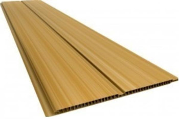 Forro de PVC FRISADO GEMINI Cerejeira  8 mm  20 cm Larg  Barra 5 m  (ou m²)