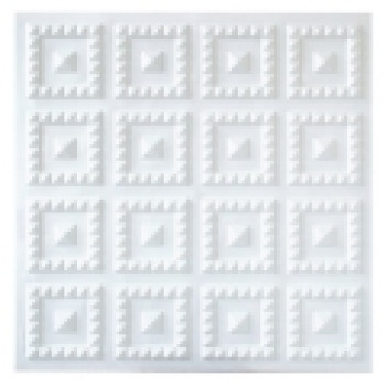 Forro especial alto relevo - diamante - M²