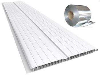 Forro de PVC FRISADO GEMINI Branco c/ Isolante Térmico 20 cm Larg  Barra 7 m 