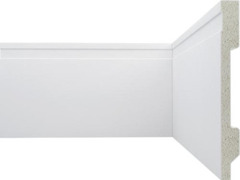 Rodapé  Poliuretano PVC Rígido  Plasbil  Alt 15 cm - Metro
