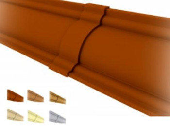 Acabamento União p/  moldura sanca premium colonial colorido, texturizado e rústico