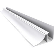 Acabamento PVC Moldura Nobre Branco Barra  3m,   4m  e   6 m 