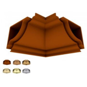 Acabamento Canto interno Sanca Premium colonial colorido  mogno, cerejeira, carvalho e outros   6 cm 