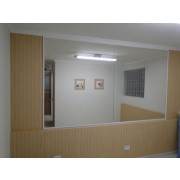 Espelho  Bisotê ou Lapidado Cebrace 4mm Cristal Prata m²