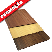 Forro de PVC LISO JUNTA SECA  JATOBÁ, IMBUIA (mogno/imbuia) e CEREJEIRA 20 cm Larg   m² (Barras de 1 a 6m)