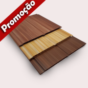 Forro de PVC FRISADO GEMINI JATOBÁ, IMBUIA (mogno/imbuia) e CEREJEIRA 20 cm Larg  m² (Barras de 1 a 6m)