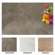 Piso Vinílico Colado Linha Square - Ospe Floor - 4 cores - Placa 90x90 - 3mm - m²