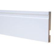 Rodapé MDF Ospe Floor  Branco 12 cm - Metro