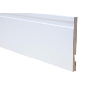 Rodapé MDF Ospe Floor  Branco  15 cm - Metro