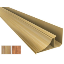 Acabamento PVC Moldura Nobre PL  Jatobá ou Cerejeira Barra 6 m