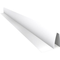 Acabamento PVC U C/Aba (F) Branco Barra 6 m