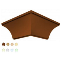 Acabamento Canto Externo Colorido mogno, cerejeira, carvalho e outros 4 cm