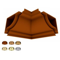 Acabamento Canto interno Sanca Premium colonial colorido  mogno, cerejeira, carvalho e outros   6 cm 