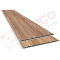Teto e Revestimento Vinílico REVID Plasbil - Forro PVC - Coleção Madeira SINTRA - SINTRA 10 mm x 25 cm larg  m² 