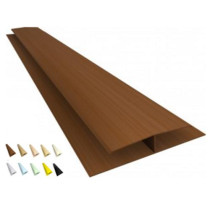 Acabamento PVC Emenda Rígida H Colorido Barra 6 m