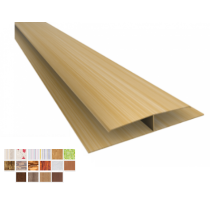 Acabamento PVC Emenda Rígida H PL Colorido e Laminado Barra 6 m