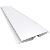 Acabamento PVC Emenda Flexível Branco Barra 6 m