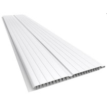 Forro de PVC FRISADO GEMINI Branco 20 cm Larg  Barra 2.5 m