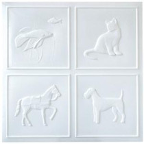 Forro especial alto relevo - infantil - M²