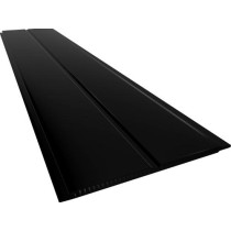 Forro de PVC LISO TWB ou JOY Preto ou Amarelo  7 mm  20 cm larg  m²