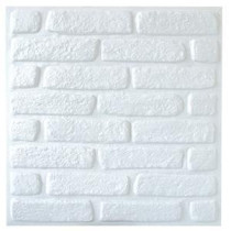 Forro Decorado especial alto relevo - tijolo branco - M²