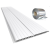 Forro de PVC FRISADO GEMINI Branco c/ Isolante Térmico 20 cm Larg  Barra 2 m 