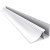 Acabamento PVC Moldura Nobre Branco 4cm Alt x Barra 6 m 